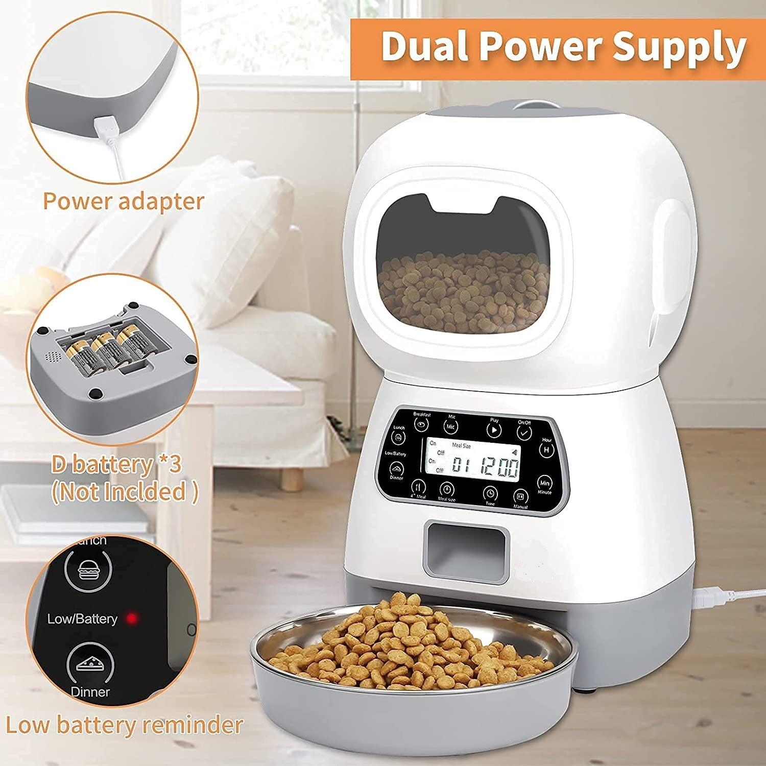 Smartpaws Remote-Controlled Pet Feeder: Automatic Food Dispenser With